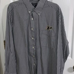 Antigua Purdue Large Classic Fit Button Down
